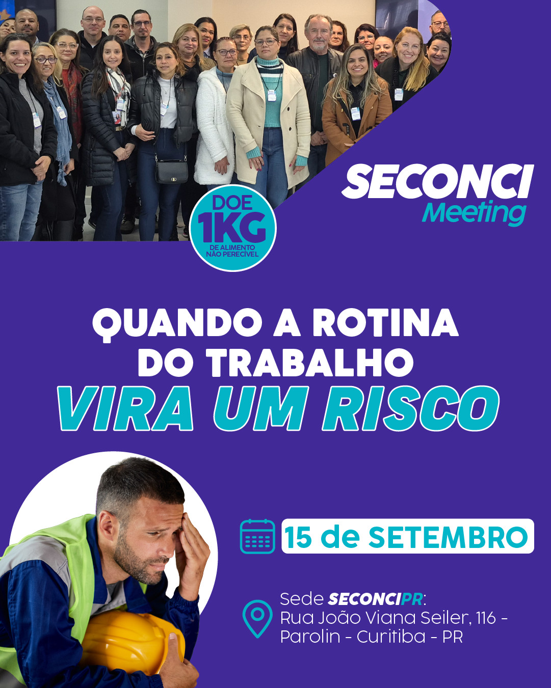 Seconci Meeting acontece em 15 de setembro